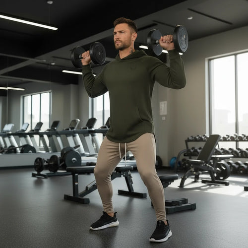 Men's Hoodie with Side Zipper