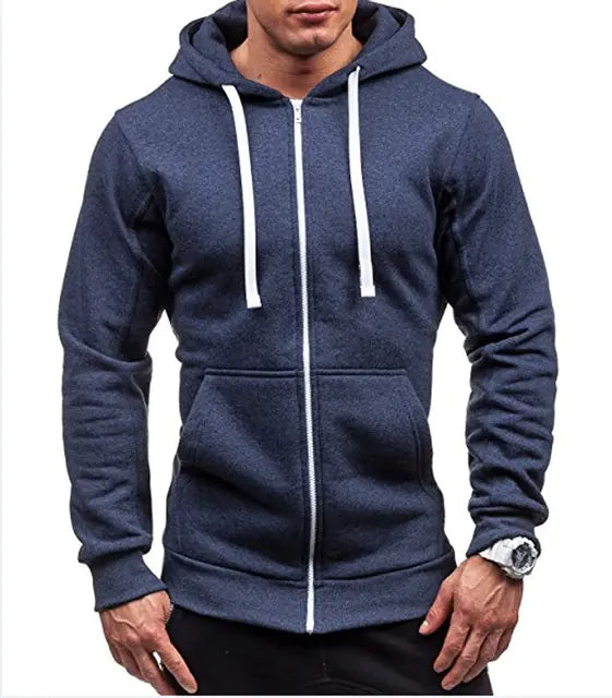 Men's Cotton  Hoodie Sweatshirt Jacket