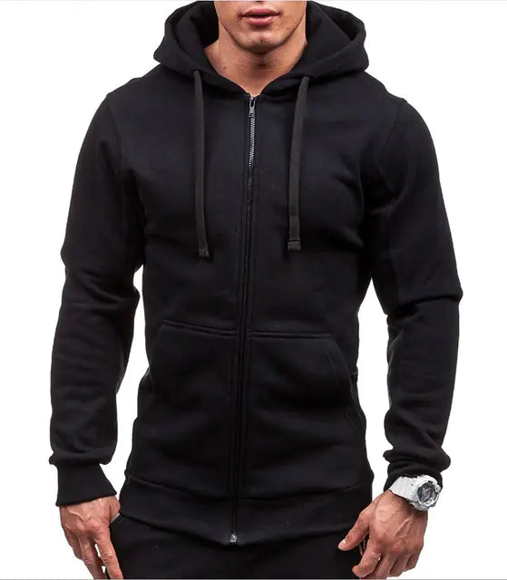 Men's Cotton  Hoodie Sweatshirt Jacket