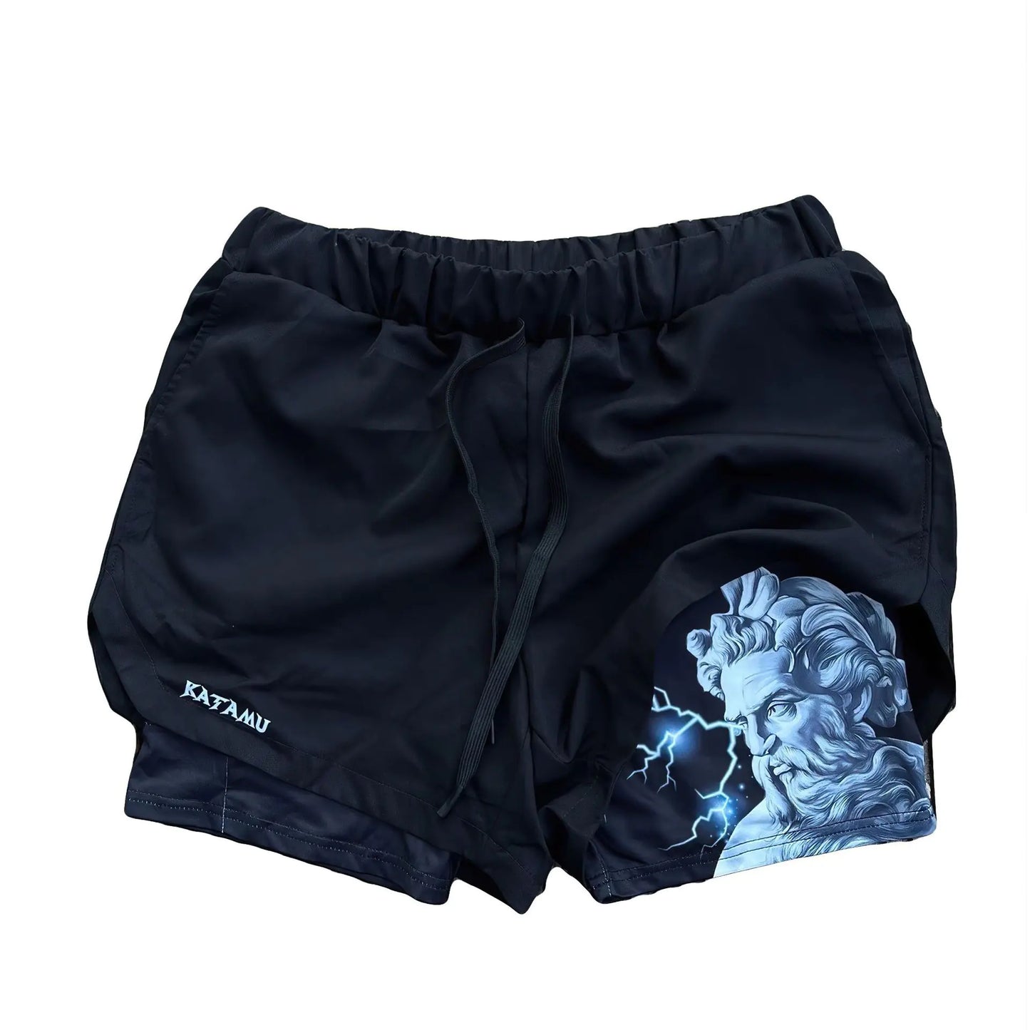 Men's Sporty anime, Breathable Workout Shorts