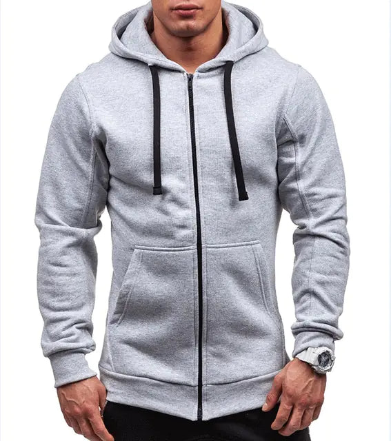 Men's Cotton  Hoodie Sweatshirt Jacket