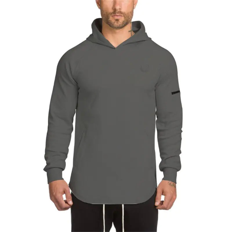 Men's Hoodie with Side Zipper