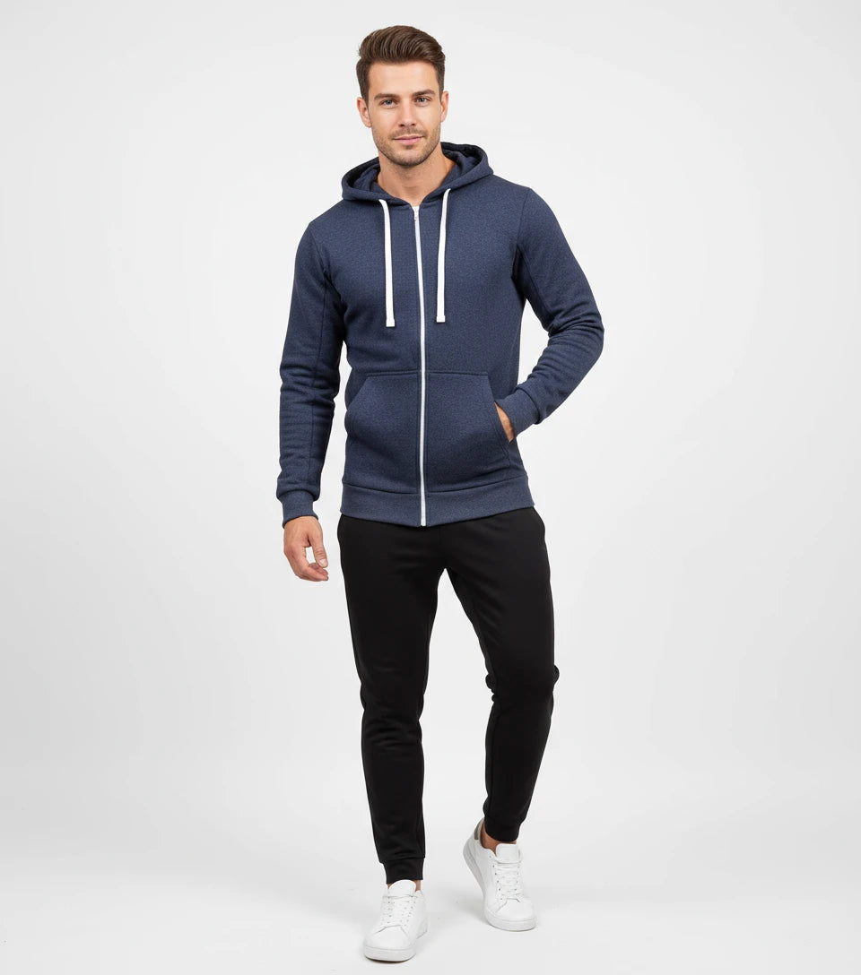 Men's Cotton  Hoodie Sweatshirt Jacket