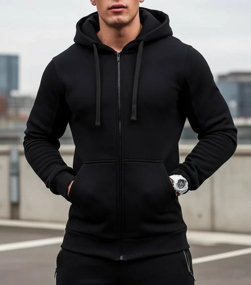 Men's Cotton  Hoodie Sweatshirt Jacket