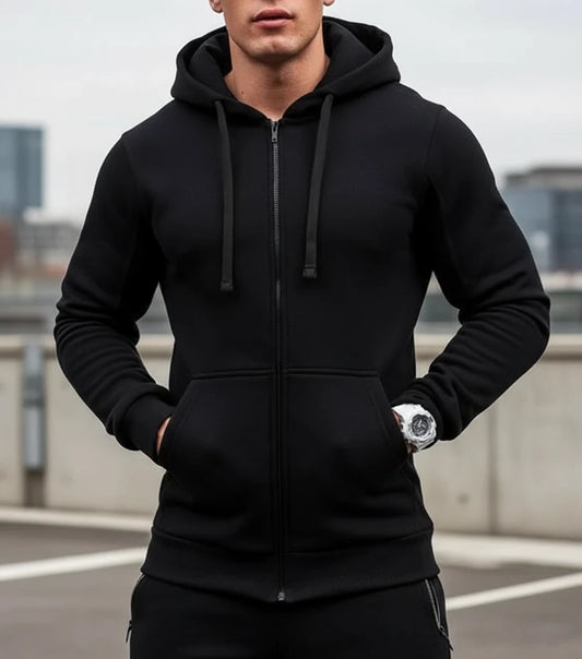 Men's Cotton  Hoodie Sweatshirt Jacket