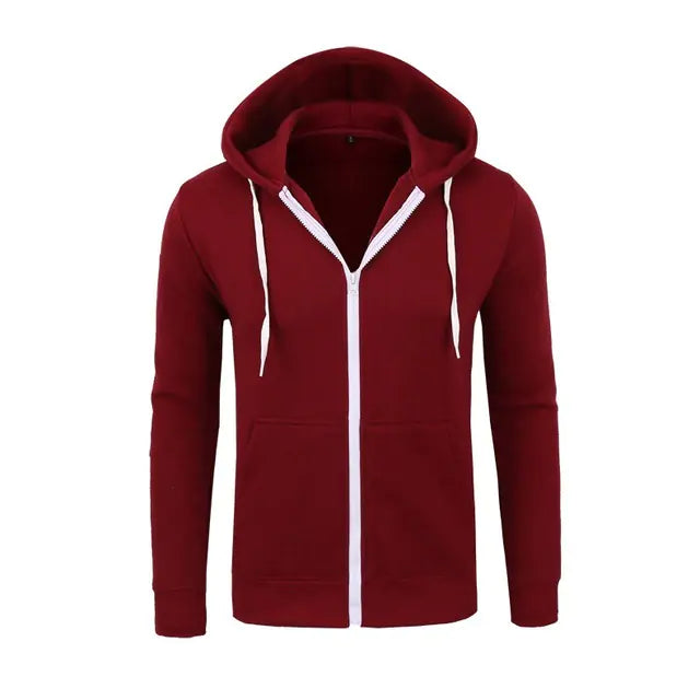 Men's Cotton  Hoodie Sweatshirt Jacket