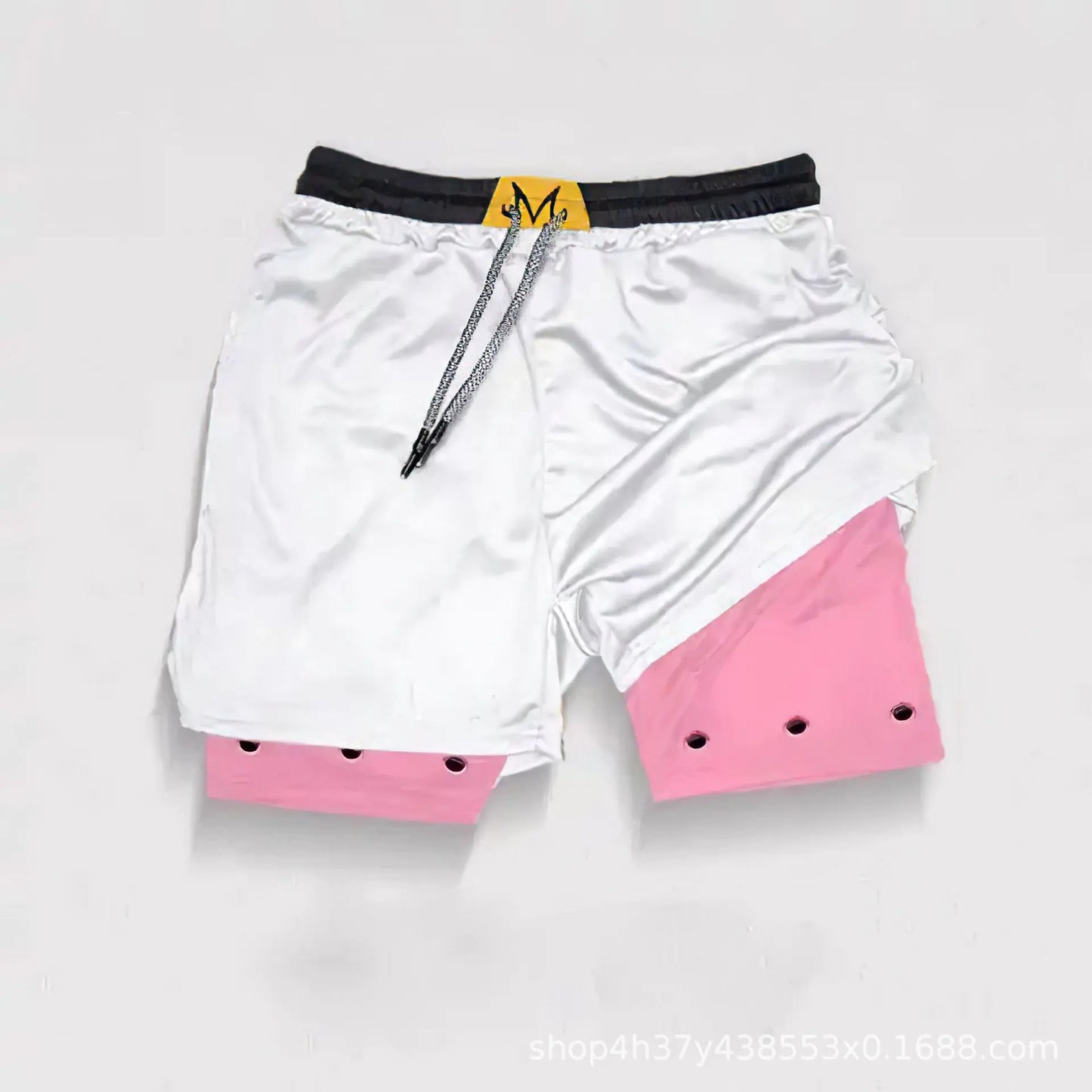Men's Sporty anime, Breathable Workout Shorts
