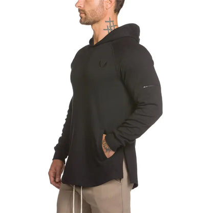 Men's Hoodie with Side Zipper