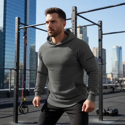 Men's Hoodie with Side Zipper