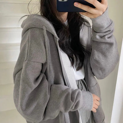 Women's Long Sleeve Zipper Hoodie