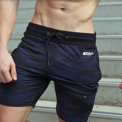 Camouflage Running Training Shorts for Fitness