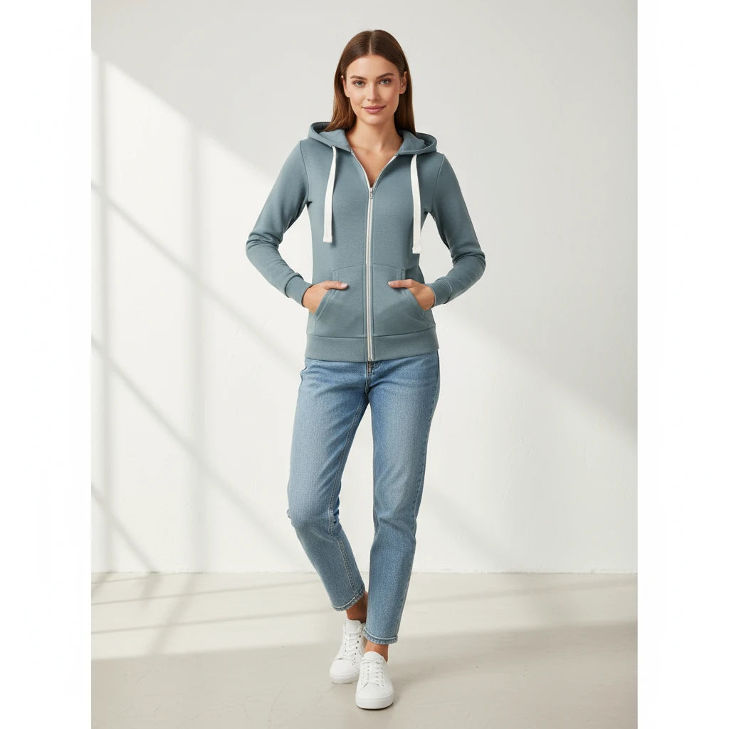 Hoodie with Side Zipper