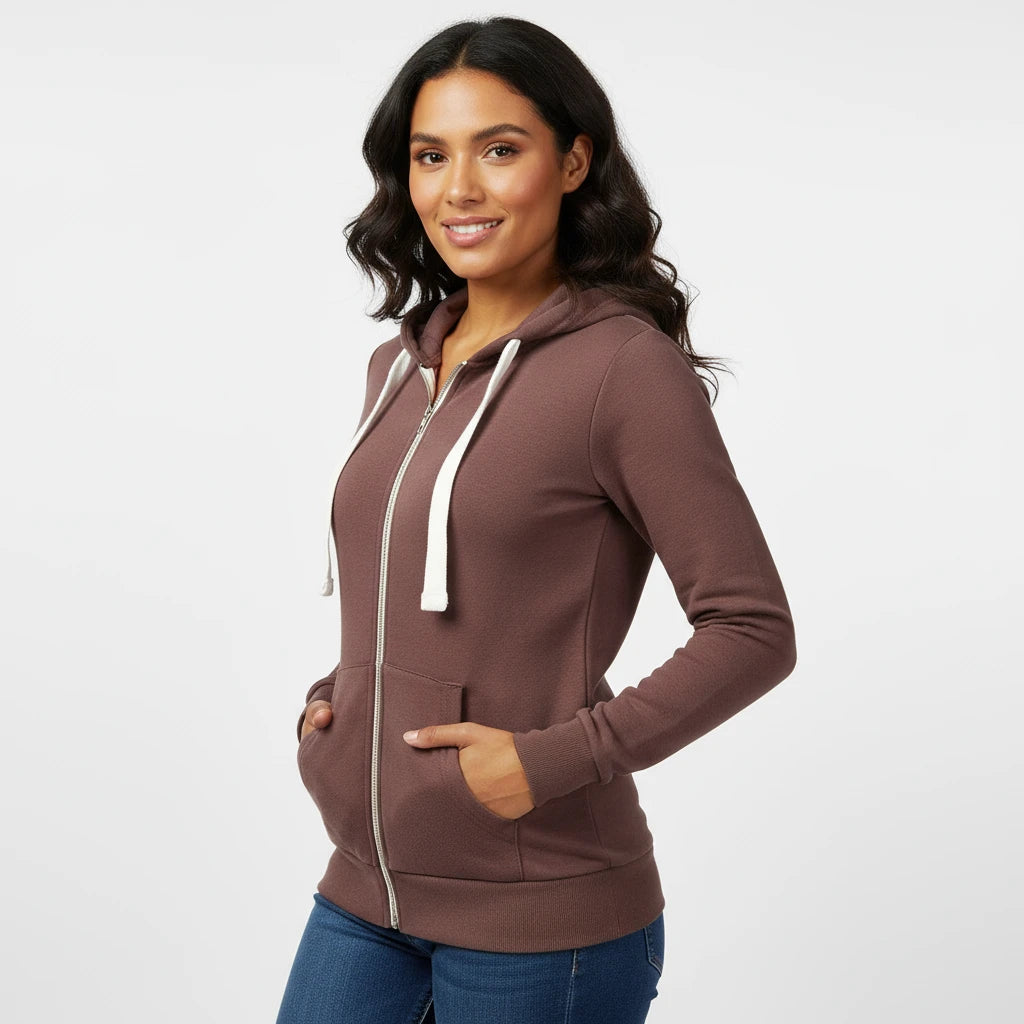 Hoodie with Side Zipper