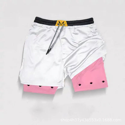 Men's Sporty anime, Breathable Workout Shorts