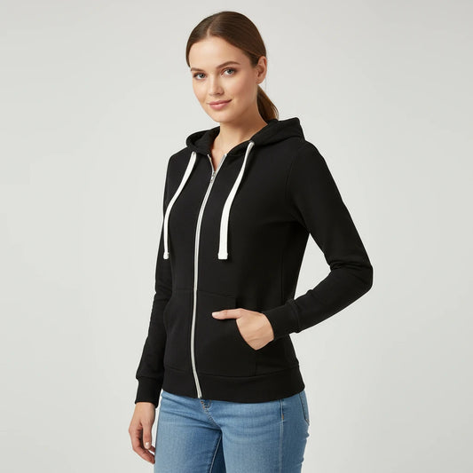 Hoodie with Side Zipper