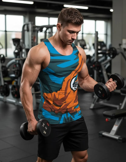 Dragon Ball Goku 3D Print Men's Tank Top